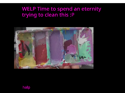 My paint pallet T-T