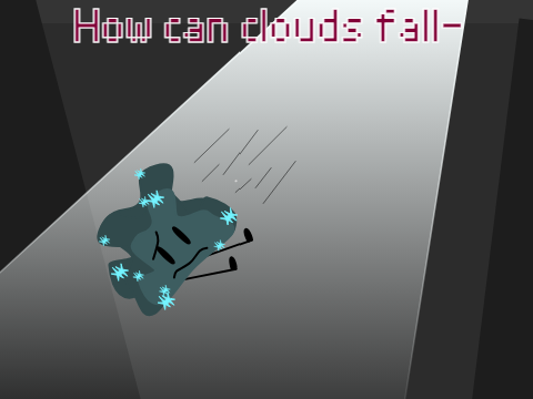Silly cloud man.
