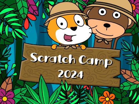 Me dancing next to Scratch Cat on a camping trip or something[Scratch Camp 2024 remix]