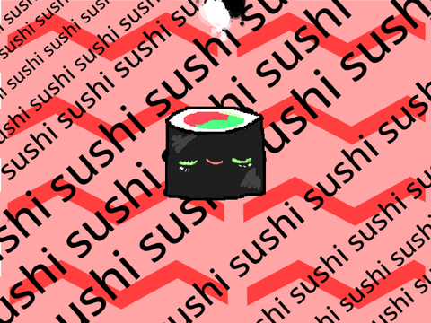 Sushi blinky animation!