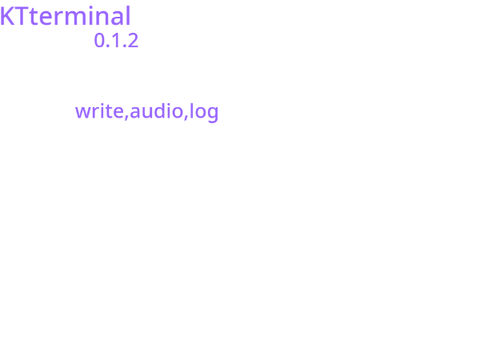 KTterminal ver0.1.3