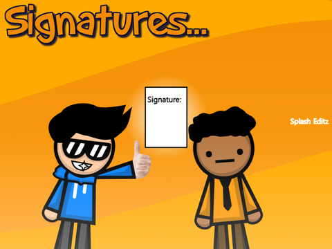 Signatures...