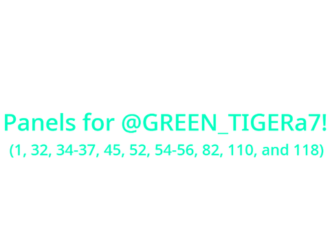 Panels for @GREEN_TIGERa7!
