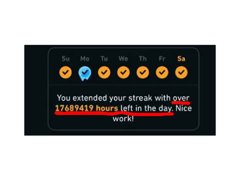 Excuse me, but there is not more than 17,689,419 hours in a day.