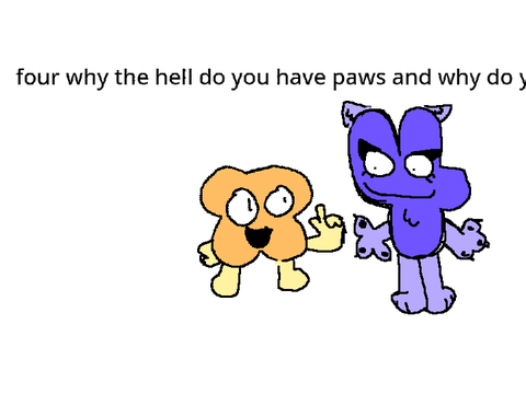 why does four have paws