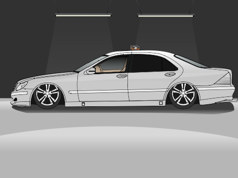 02' s-class slammed