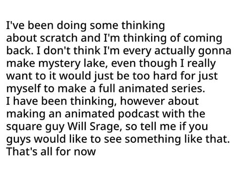 Some thoughts