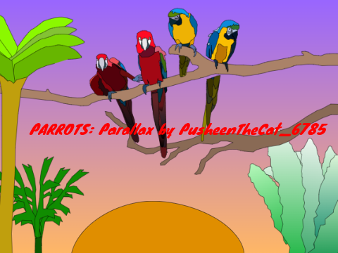 Parrots: Parallax by PusheenTheCat_6785
