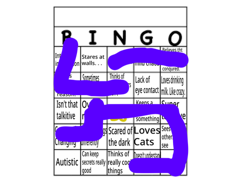 ADHD Bingo sheet!!! remix