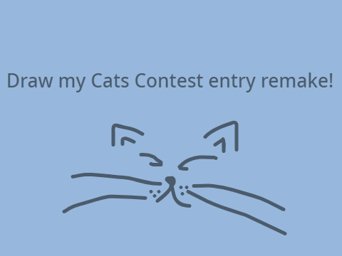 draw my cats contest entry remake