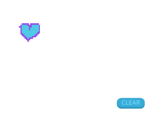 Paint with hearts 