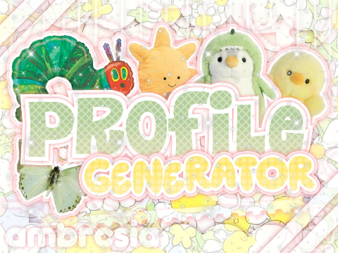 ⏳ profile generator ♫