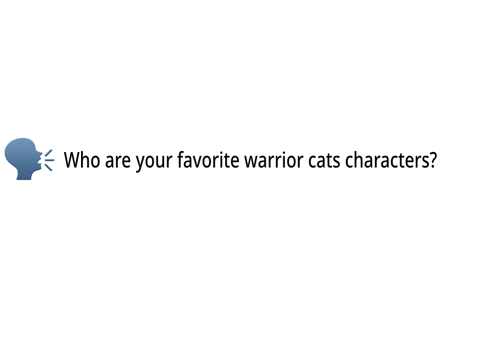 My 2 fav warrior cats