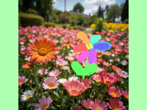 click the flower