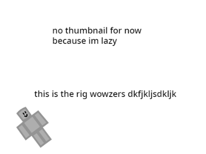 my new cool robloxian rig release thing