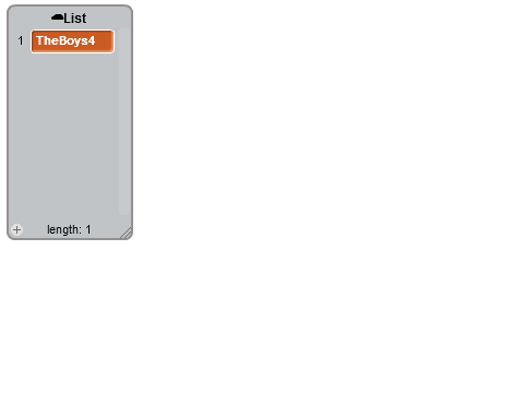 Cloud List Alpha v1.1