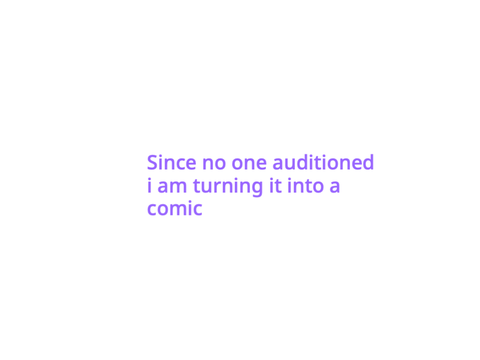 Series Deep auditions are being cancelled 