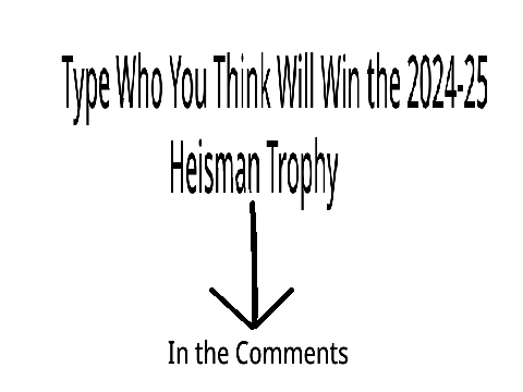 2025-26 College Football Heisman Vote