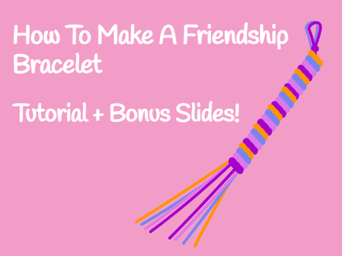 How to Make a Friendship Bracelet (Candy Stripe)