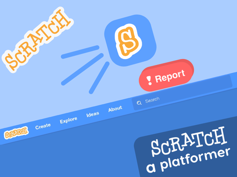 Scratch: A Platformer (Mobile Friendly)                            #Games #All remix