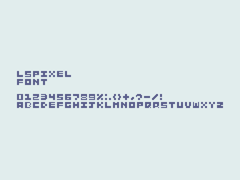LSPixel Font