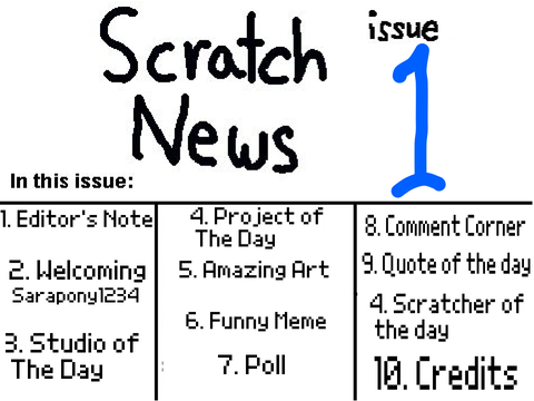 Scratch News Issue #1