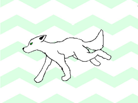 Wolf run cycle