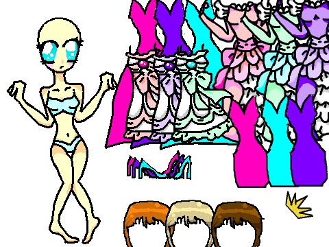 Princess dress-up remix