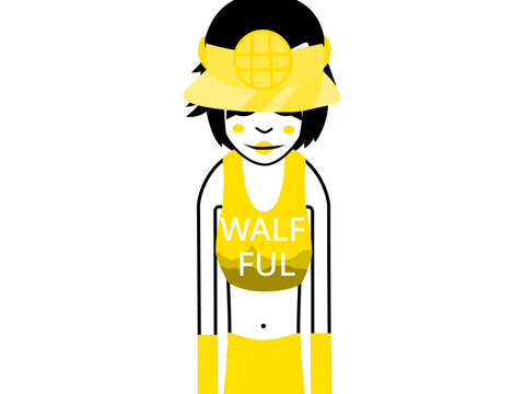 Waffle woman