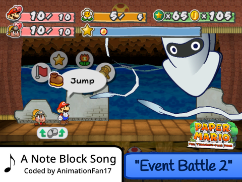 PM:TTYD “Event Battle 2” (Note Blocks)