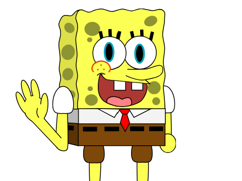 sponge bob art