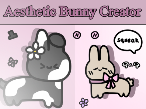 ☆ Aesthetic Bunny Creator ⟢ Filler project