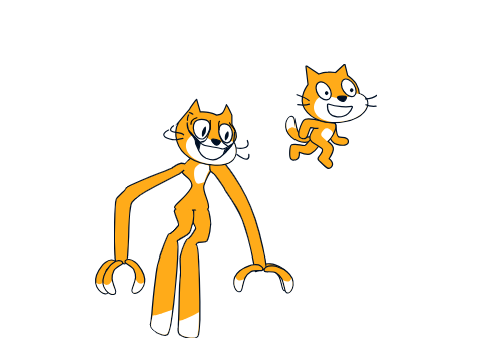 Making monsters out of scratch characters