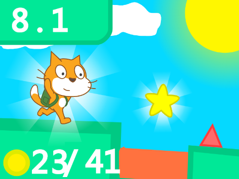 Scratch a Platformer 2 HACKED #games #all  remix