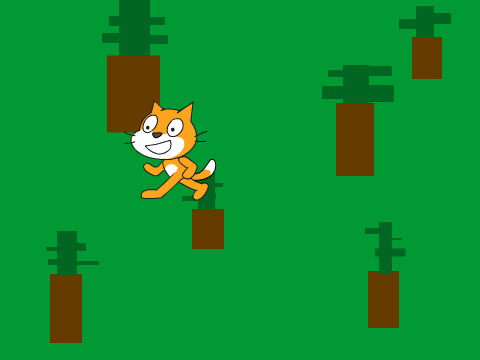 Walking around horible trees