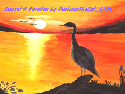 Sunset: A Parallax By PusheenTheCat_6785