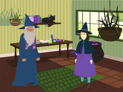 Once Upon A Time: The Witch and the Wizard
