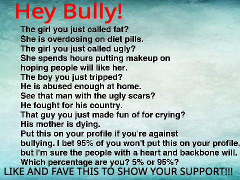 Attention: Help Stop Bullying!  remix remix remix