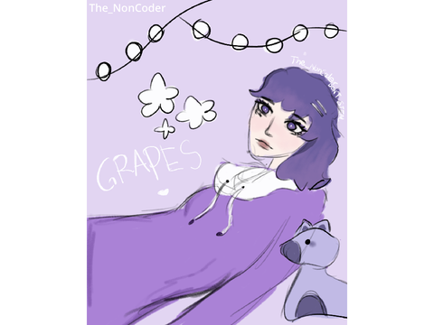 I love grapes- art contest entry