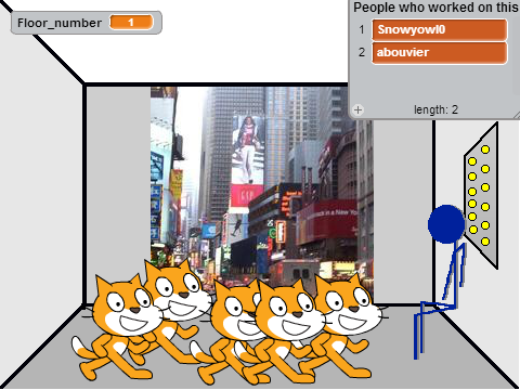 The Lift. Add your characters! (Scratch cat remix)