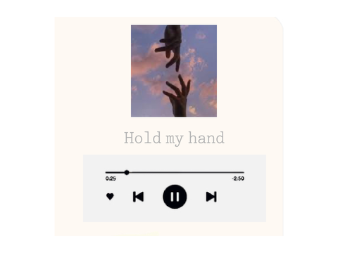 Hold my hand #Music