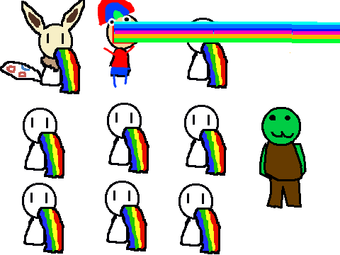 IMA BARFIN MY RAINBOW! Add yourself barfing a rainbow!