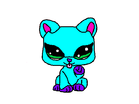 CC one paw up cat remix