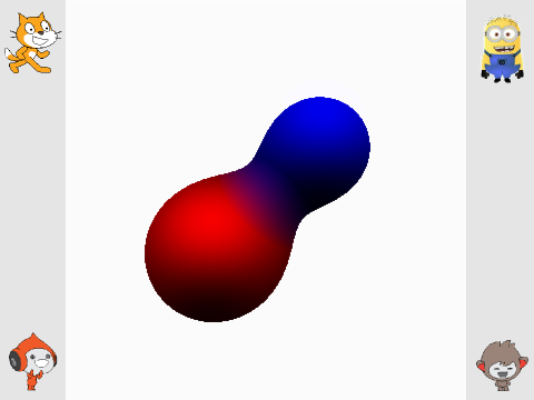 1 Line Challenge Shaded Metaballs