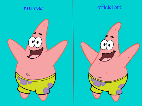 PATRICK STAR ART RAHHH