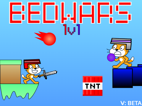 Bed-Wars [Scratch] Versión 1.3   (1-2 JUGADORES)