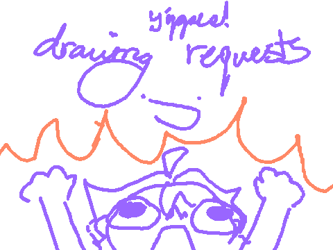 drawing requests for the funnies (+ official hiatus)