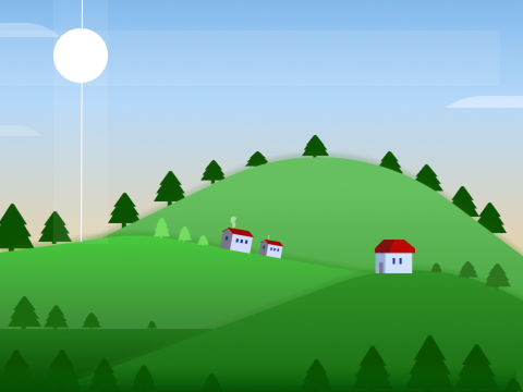Entry | Art - green field | RisingArrow