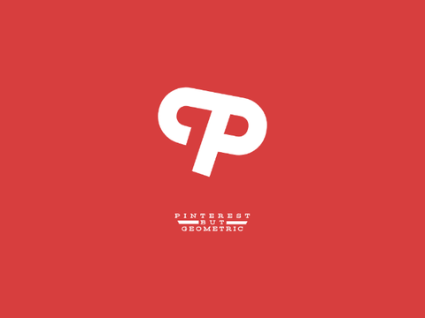 Geometric pinteresd logo