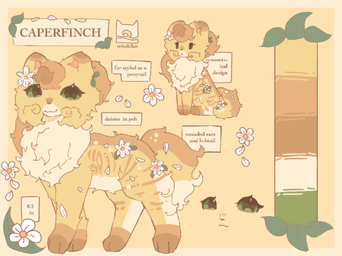 ❀ | caperfinch reference » march 2025